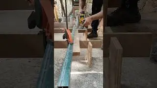 canteando con sierra circular #woodworking #carpinteria #canteando #madera