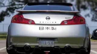 Skyline 350GT RHD G35 with Cosmis wheels