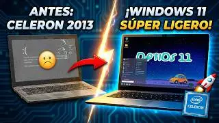 🚀 Optios 11 25H2 S&uacute;per Optimizado para PCs de Bajos Recursos | &iexcl;Funciona con Intel Celeron del 2013!