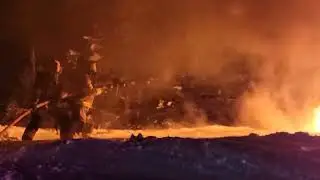January 15th, 2022. Late night vehicle fire in Memramcook.