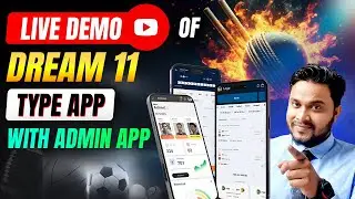 Live Demo: Dream11-Type App & Admin Panel in Morphism Theme | Dream11 Fantasy Cricket App