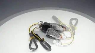 EVOMOSA&trade; 2 Pieces  Lot Motorcycle 14 LED 12V 2W Turn Signals Flasher Light Sport Bike Supermoto ATV