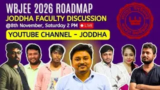LIVE✅️WBJEE 2026 A TO Z ROADMAP💥 @joddha