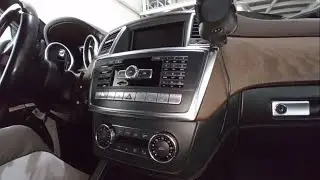 Mercedes ML 2012 W166 How To Remove Original Radio / Navigation Removal