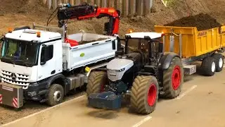 Mega RC Model Trucks Compilation DIY Tractor mini RC Construction Site |Bruder Dump Trucks | DIY RC