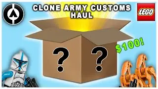 My EPIC $100 LEGO Star Wars Custom Minifigure Haul From Clone Army Customs #lego #starwars #legohaul