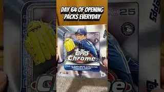 Day 64 Opening Packs Everyday: 2025 Topps Chrome Baseball Mega Box #baseballcards #mlb #sportscards