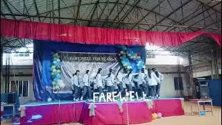 Energetic dance performance by class- IX girls🫡.Farewell program of class X batch 2025-26