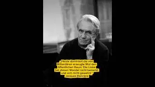 DAS SPIEL DER REICHEN! #jacquesranciere