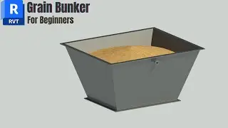 Revit Tutorial - Solids handling - Grain bunker