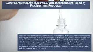 Hyaluronic Acid Production Cost Report