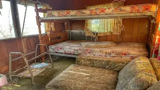 Abandoned Time Capsule Trailer Full Explore with Drone