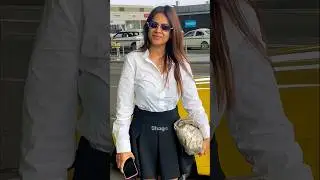 Nia Sharma Spotted At Airport ✈️ | Stunning Airport Look 😍 | @SHAGOTV #shorts