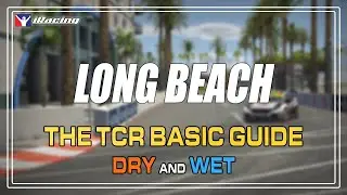 iRacing TCR Dry & Wet Track Guide: Long Beach | For Civic, Elantra, Veloster & Audi Touring Cars!