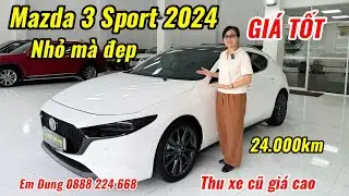 Mazda 3 sport 2024 lướt xe đẹp l&aacute;i phấn kh&iacute;ch gi&aacute; tốt|Thu mua &ocirc; t&ocirc; cũ Tphcm