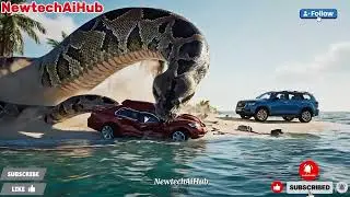 Gorilla vs Giant Python &ndash; Epic Ocean Rescue Battle | AI Cinematic Wildlife Story | NewTechAiHub