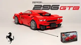 76934 Ferrari 296 - Lego Speed champions Alternative MOC tutorial
