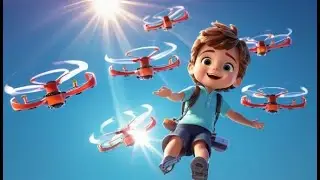 Toy Drones Go Buzz Buzz Buzz | English Nursery Rhyme | Kids Songs | Baby Musicz