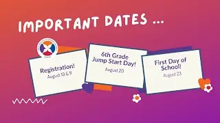 GALS Denver: Important Return to School Dates