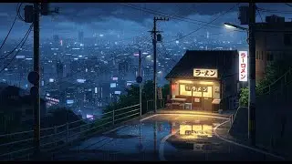 Rainy Tokyo Lofi Night 🌧️ | Calm Lofi Beats for Focus & Stress Relief