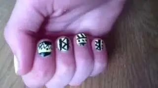 Sugar Aztec Nails | SassyNailsForYou02
