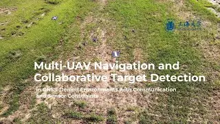 Vision-Aided Multi-UAVs  Navigation and  Target Search  in GNSS-Denied Environments