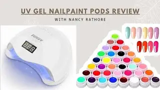 Unboxing Boltbee UV gel Nail pods from flipkart |UV gel nailpaints Pot #radheradhe #thenailartninja