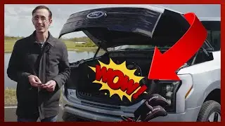 МЕГАМОЩНЫЙ БАГАЖНИК! У полностью электрического пикапа Ford F-150 Lightning он есть, но какой?