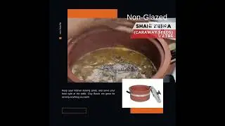 non glazed product #food #claycookware #chefapproved  #nourishingtraditions #claypots