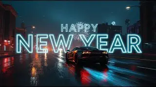 Happy New Year &ndash; Synthwave Night Drive Remix | Calm Reflection & New Beginnings
