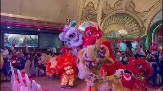 Lion Dance at Empire Garden Gee Tuck Sam Tuck Association Lunar New Year Celebration Banquet