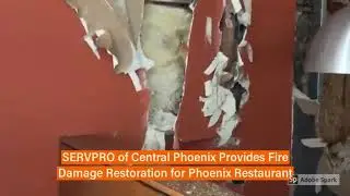Phoenix Restaurant Before Fire Damage Restorations