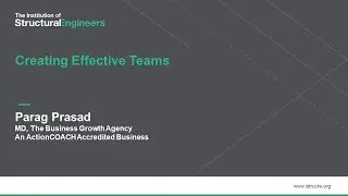 Creating effective teams