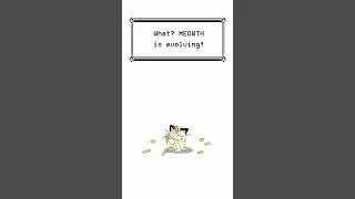 Meowth Evolves! - Pokemon Evolution Animation #shorts