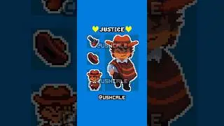 Undertale Equipables Ep 05 - Empty Gun & Cowboy Hat #undertale #pixelart #deltarune #tobyfox
