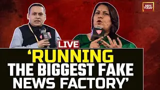 LIVE : Amit Malviya, Supriya Shrinate Battle It Out On Fake News, Trolls | India Today Conclave 23
