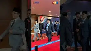 Sugiono and Airlangga Hartarto at the 47th ASEAN Summit