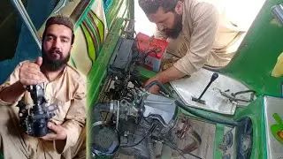 New Asia Rickshaw Gear Box Repairing||How to Fix Auto Rickshaw Rear Gear box Problem.