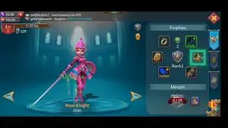 Lords Mobile | Joan ROSE KNIGHT - UPGRADE RANK (1 to 4)