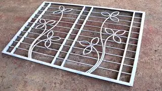 how to fabricate window grill design | cool grilled design ideas