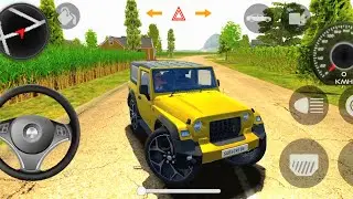 dollar song modified mahindra green thar 4x4 || indian cars simulator gameplay || car driving 3d