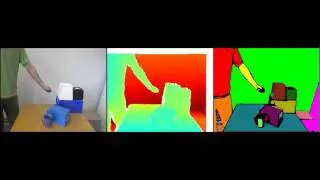 Depth-supported Real-time Video Segmentation with the Kinect