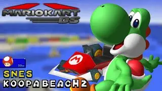 Mario Kart DS - 50cc - Yoshi - Standard MR - SNES Koopa Beach 2 | Ep. 3513
