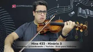 Hino 422 Violino Hinário 5 CCB 1