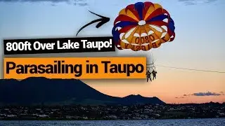 🪂 Parasailing on Lake Taupo &ndash; New Zealand's Biggest Gap Year &ndash; Backpacker Guide New Zealand