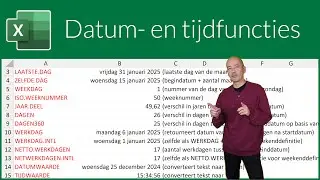 Alle datum- en tijdfuncties