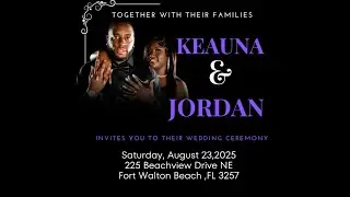 Keauna and Jordan  Wedding August 23, 2025