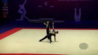 Uzbekistan (UZB) - 2021 Acrobatic Worlds, Geneva (SUI) Balance  Men's Pair
