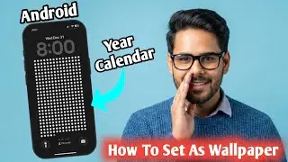 The life calendar wallpaper in Android | | life calendar setting | how to set the life calendar 