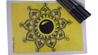 Mandala Art || watercolor Mandala♡♡
